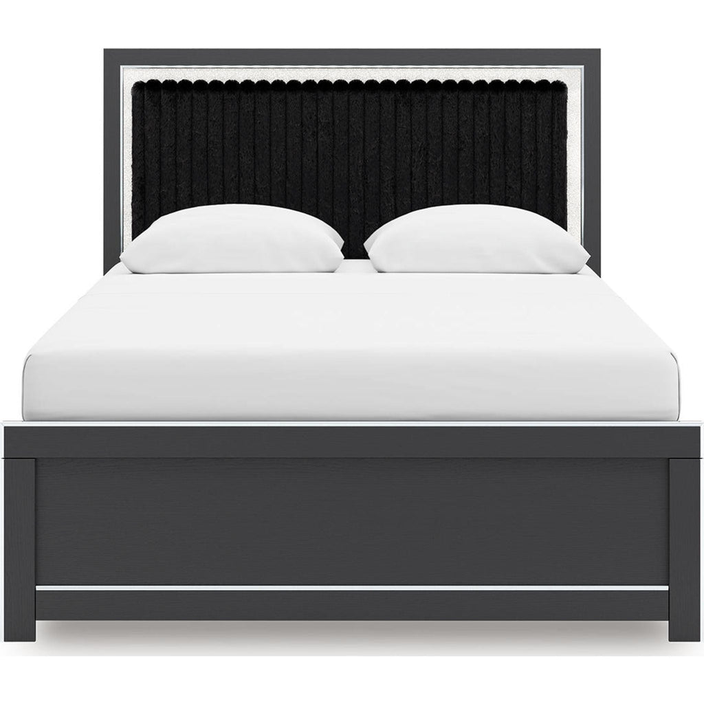 Zuraleus Queen Panel Bed - Black