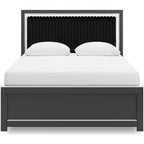 Zuraleus Queen Panel Bed - Black