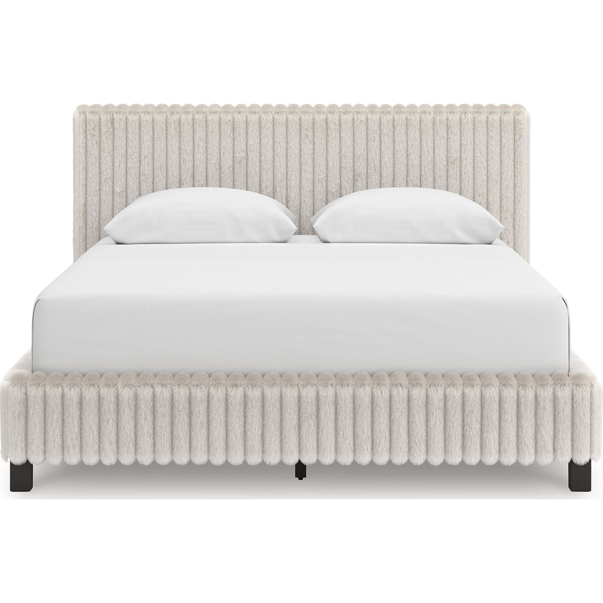 Zuraleus Queen Upholstered Bed - White