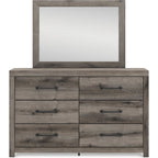 Graystorm Dresser and Mirror - Brown Gray