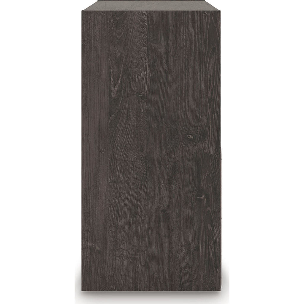 Piperton Bookcase - Charcoal