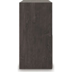 Piperton Bookcase - Charcoal