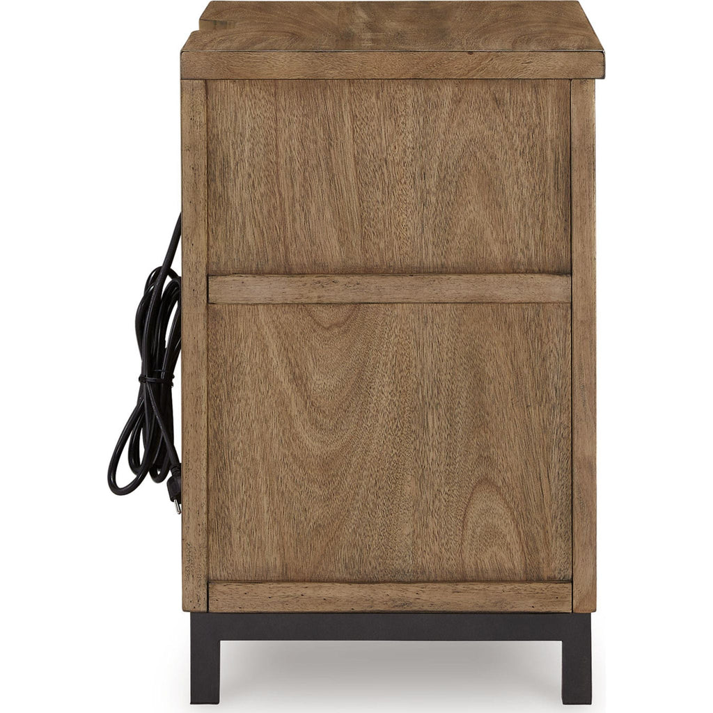 Tomtyn Nightstand - Light Brown