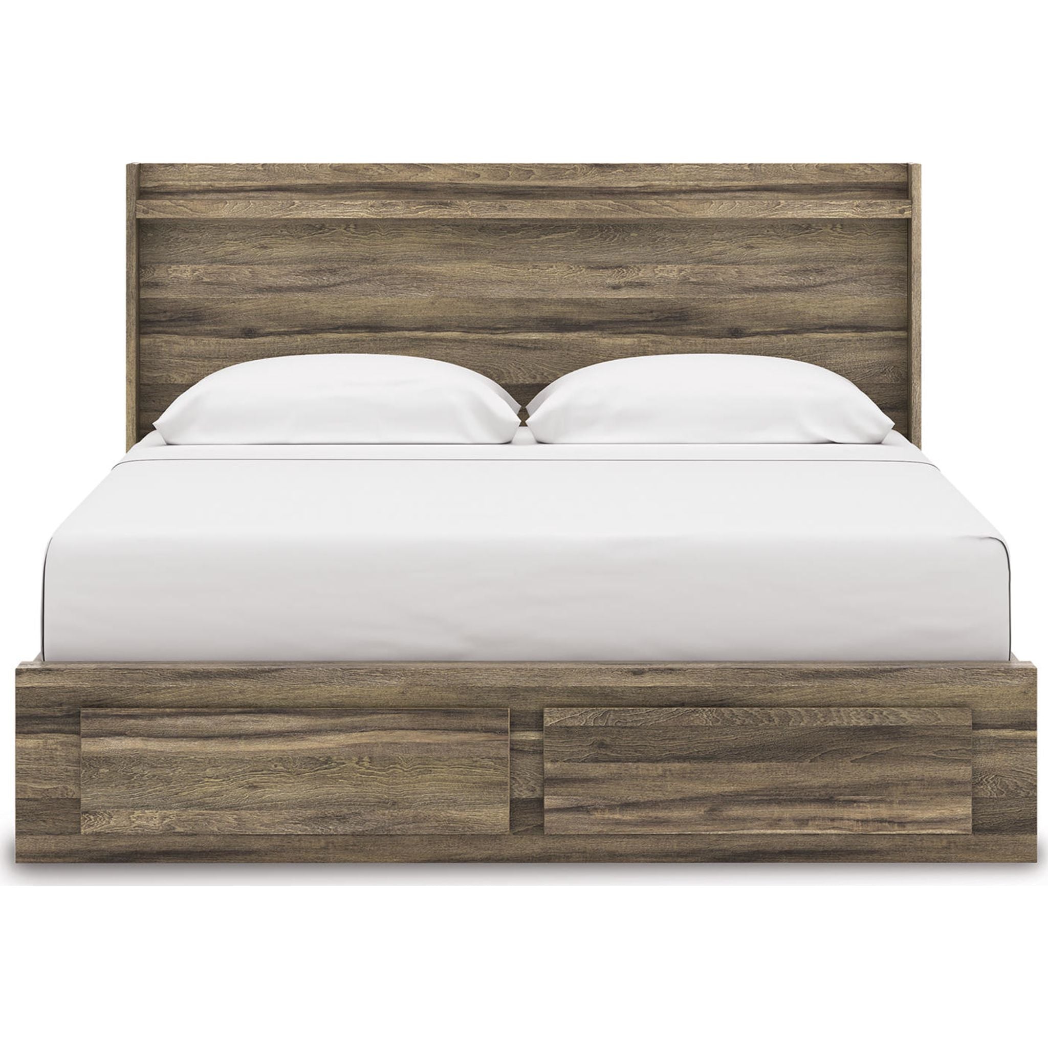 Elbrim Storage Bed - Brown