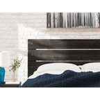 Hollivern King Panel Bed - Dark Gray