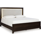 Neymorton 6 Piece Panel Bedroom - Dark Grayish Brown