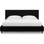 Zuraleus King Upholstered Bed - Black