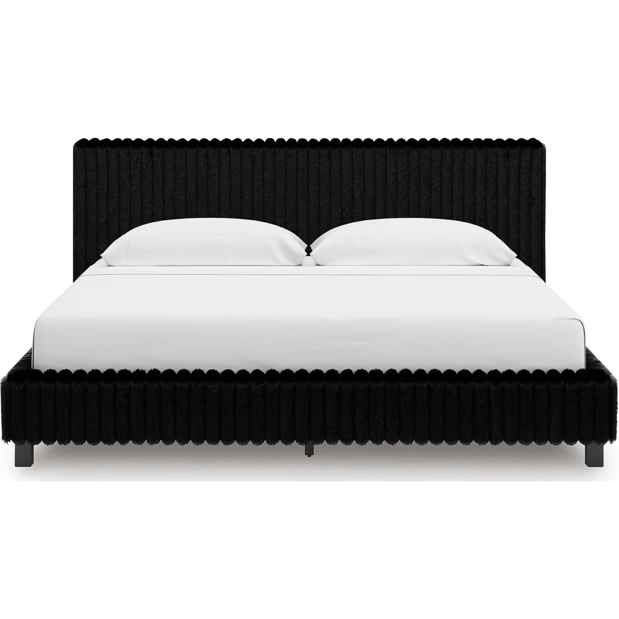 Zuraleus King Upholstered Bed - Black