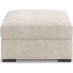 Cuddle Plush 8 Piece Modular Sectional with Ottomans - Arctic