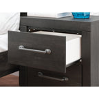 Hollivern Nightstand - Dark Gray