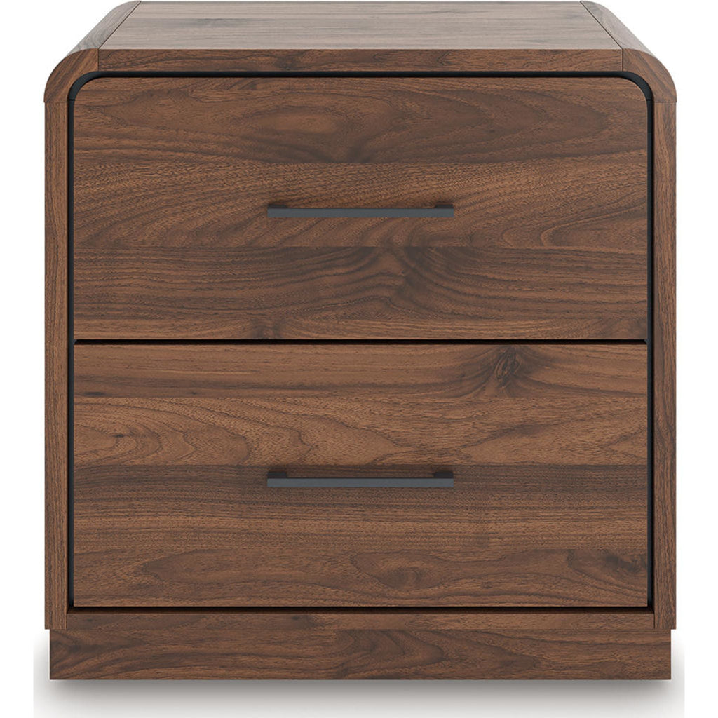 Fortlorn Nightstand - Walnut Brown