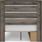 Graystorm Full Storage Bed - Brown Gray