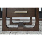 Breckington End Table - Dark Brown
