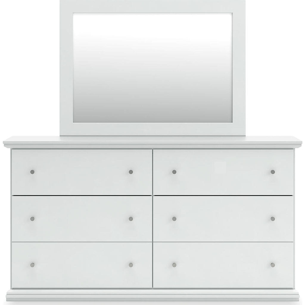 Bostwick Shoals Dresser and Mirror - White