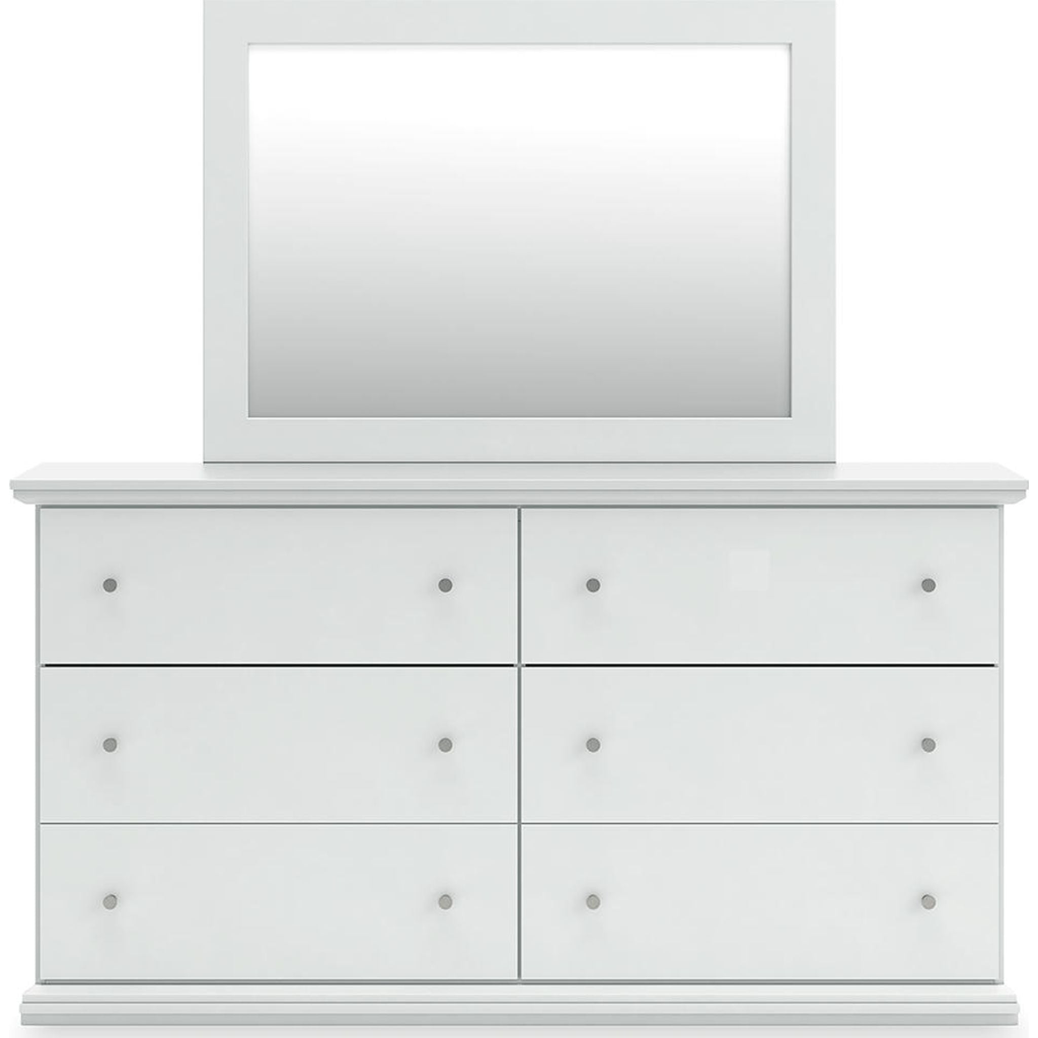 Bostwick Shoals Dresser and Mirror - White