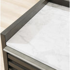 Arkenton Nightstand - Grayish Brown/White