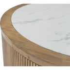 Camdill Coffee Table - Light Brown/White