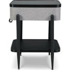 Jorvalee Accent Table - Gray/Black