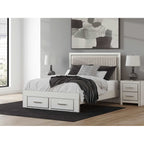 Zuraleus Queen Storage Bed - White