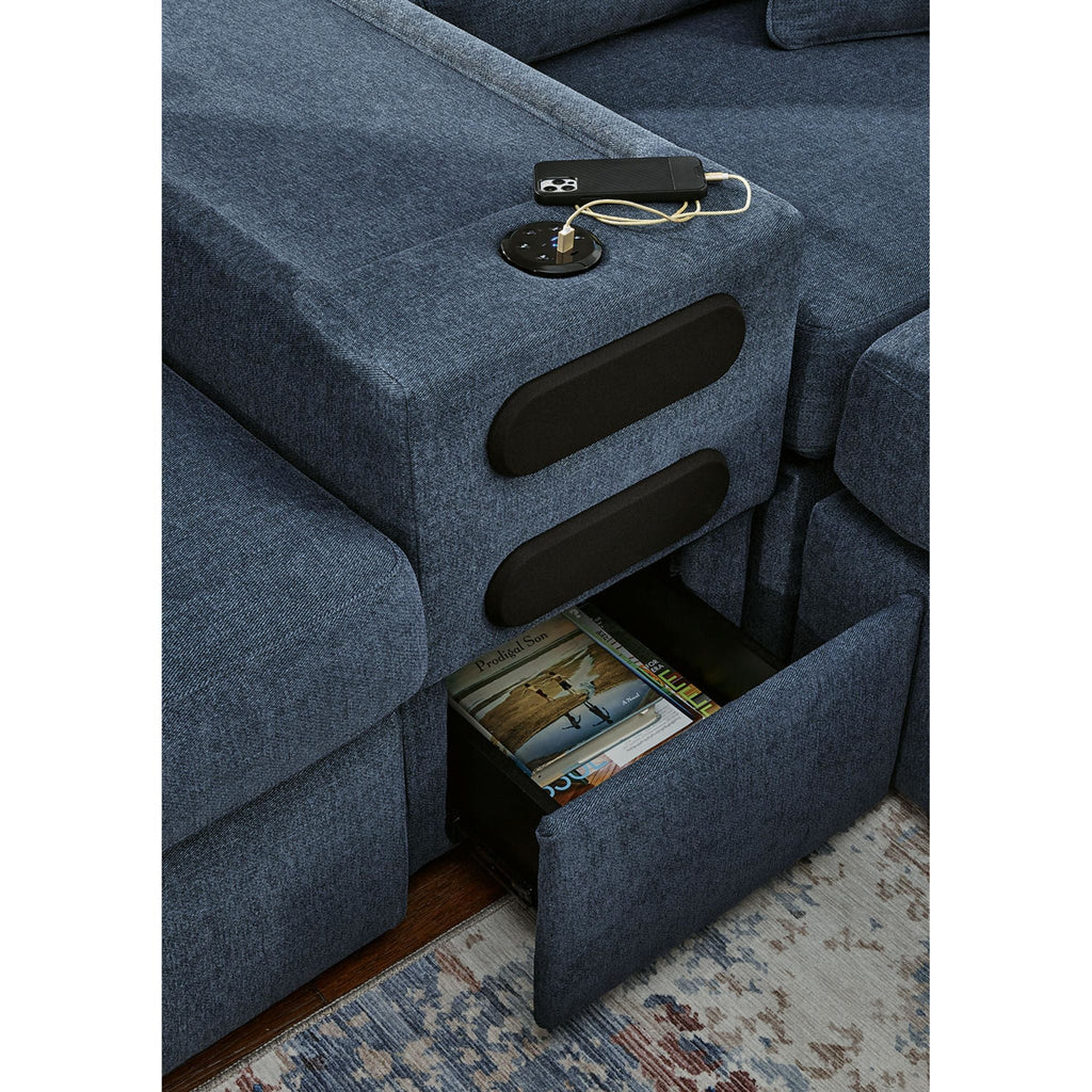 Modmax 7 Piece Sectional with Audio System - Ink