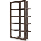 Breckington Bookcase - Dark Brown