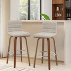 26/29 Faux Leather Swivel Bar/Counter Stools, Set of 2/3