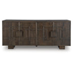 Cato Accent Cabinet - Dark Brown