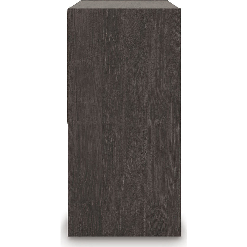 Piperton Bookcase - Charcoal