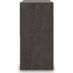 Piperton Bookcase - Charcoal