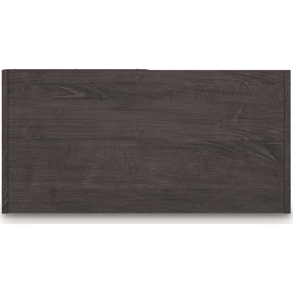 Piperton Bookcase - Charcoal