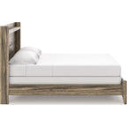 Elbrim Panel Bed - Brown