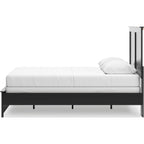 Maribel Panel Bed - Black
