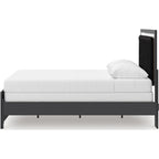 Zuraleus Queen Panel Bed - Black