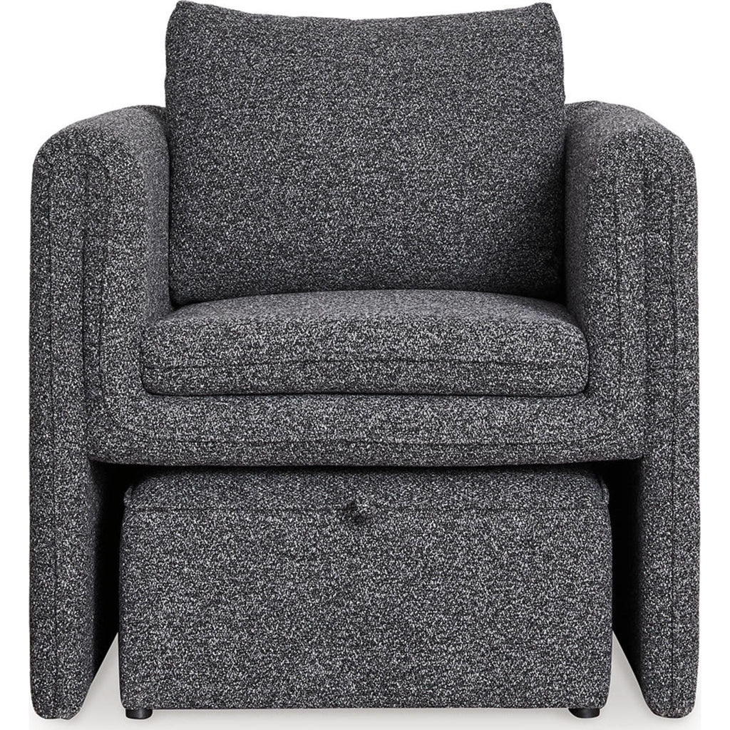 Vreni Accent Chair - Charcoal/Black
