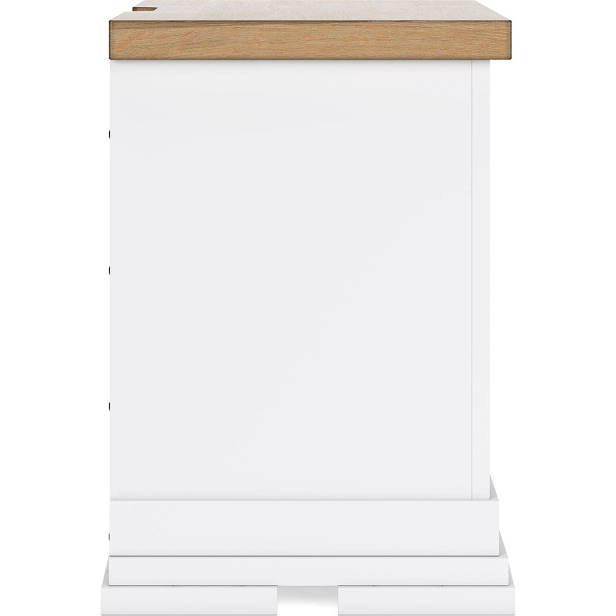 Ashbryn Nightstand - White/Natural