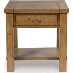 Vandenmore End Table - Medium Brown