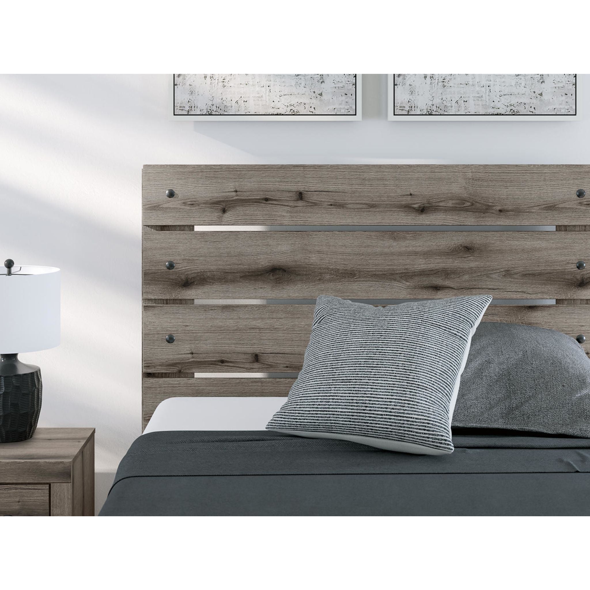 Graystorm Full Storage Bed - Brown Gray