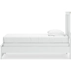 Bostwick Shoals Panel Bed - White