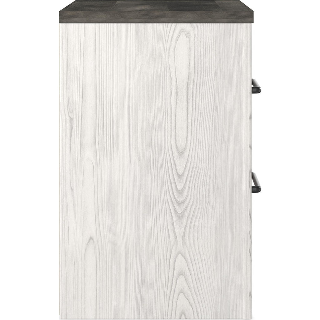 Gerridan Nightstand - White/Gray