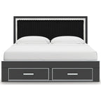 Zuraleus King Storage Bed - Black