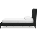 Cadmori Full Upholstered Bed - Black
