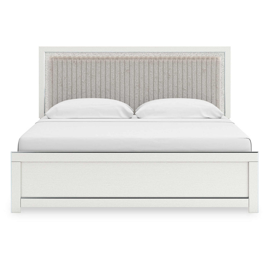 Zuraleus King Platform Bed - White