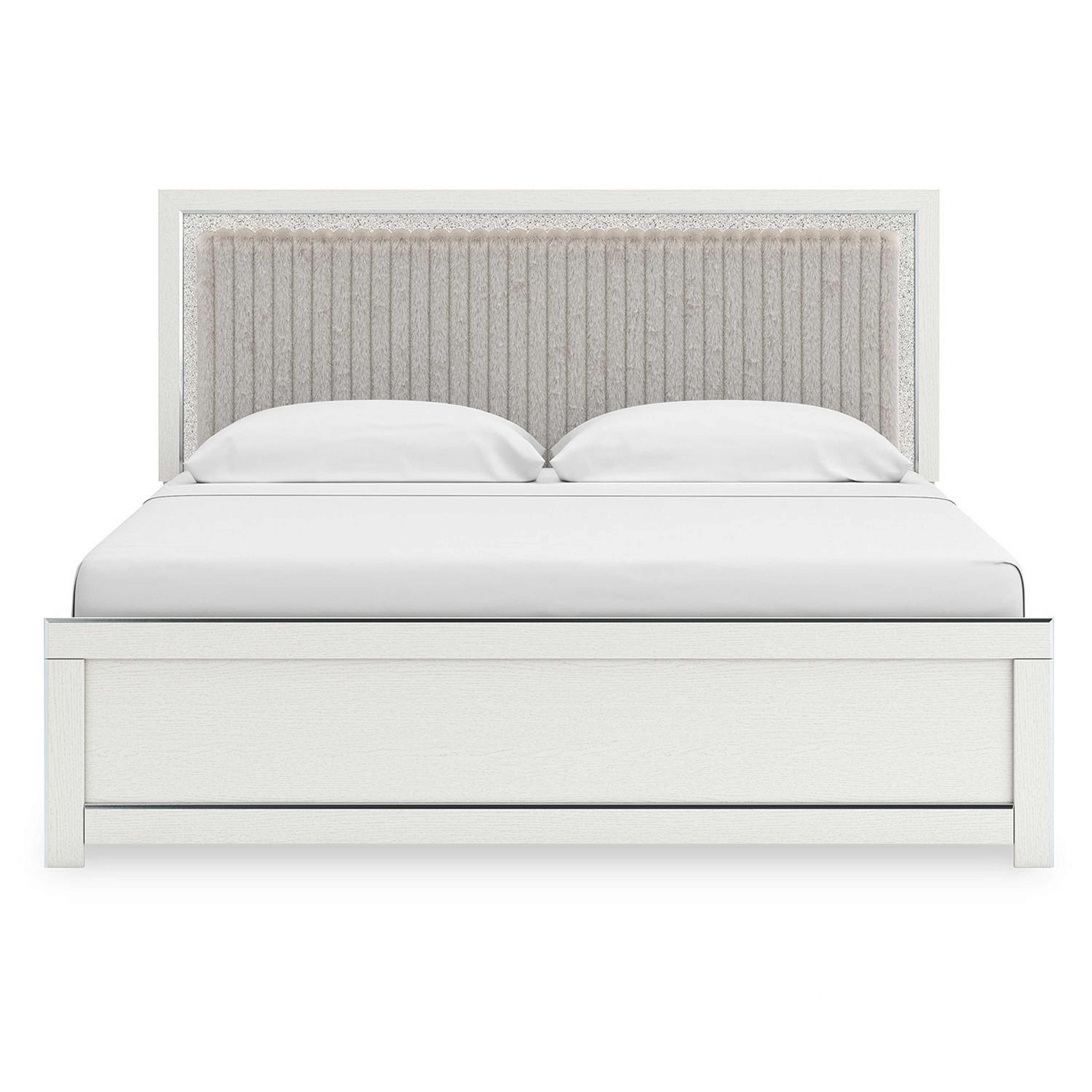Zuraleus King Platform Bed - White