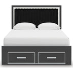 Zuraleus Queen Storage Bed - Black