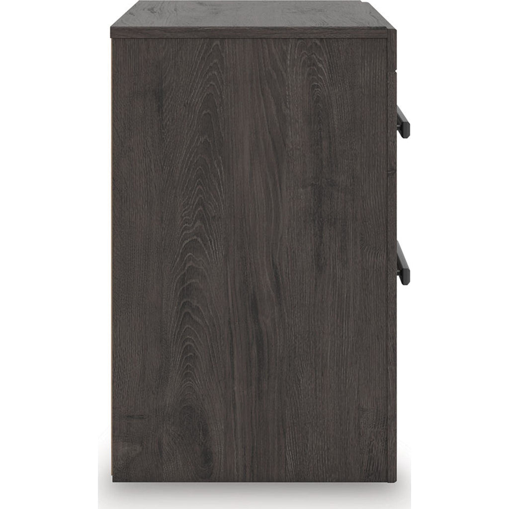 Prendonea Nightstand - Charcoal