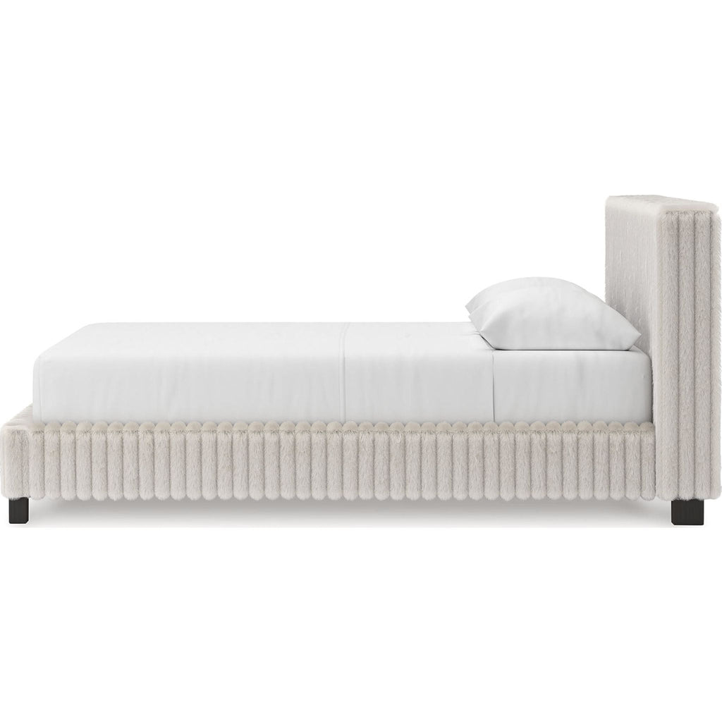 Zuraleus Queen Upholstered Bed - White