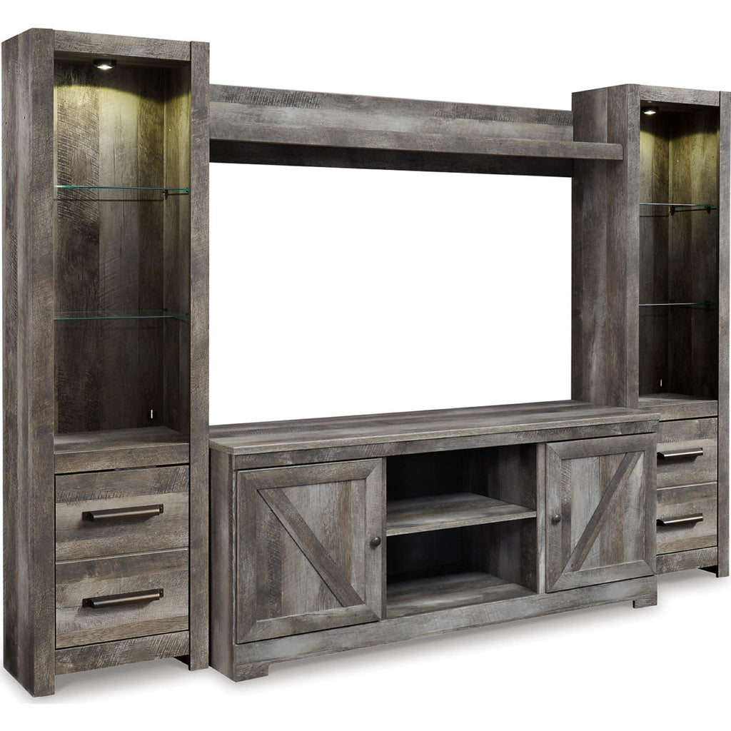 Wynnlow 4 Piece Entertainment Unit - Gray