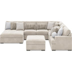Cuddle Plush 6 Piece Modular Sectional with Chaise