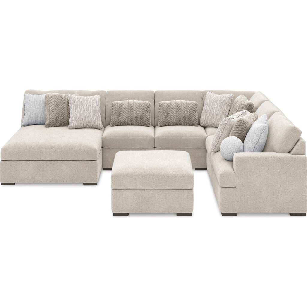 Cuddle Plush 6 Piece Modular Sectional with Chaise