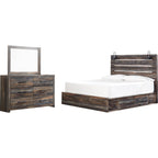 Drystan 5 Piece King Storage Bedroom - Multi